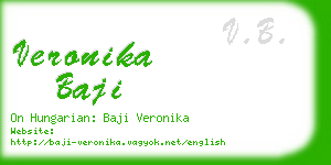 veronika baji business card